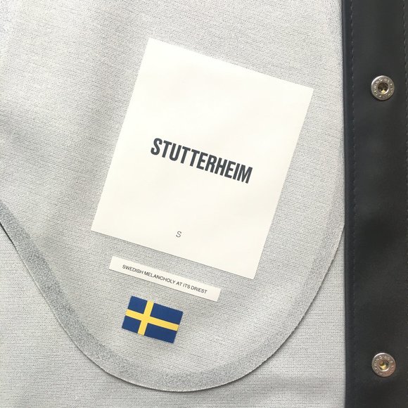 Stutterheim Stockholm Waterproof Hooded Raincoat - Picture 11 of 12